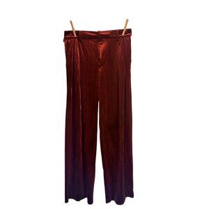 Gap Easy Trouser Burgundy Velvet Size 8